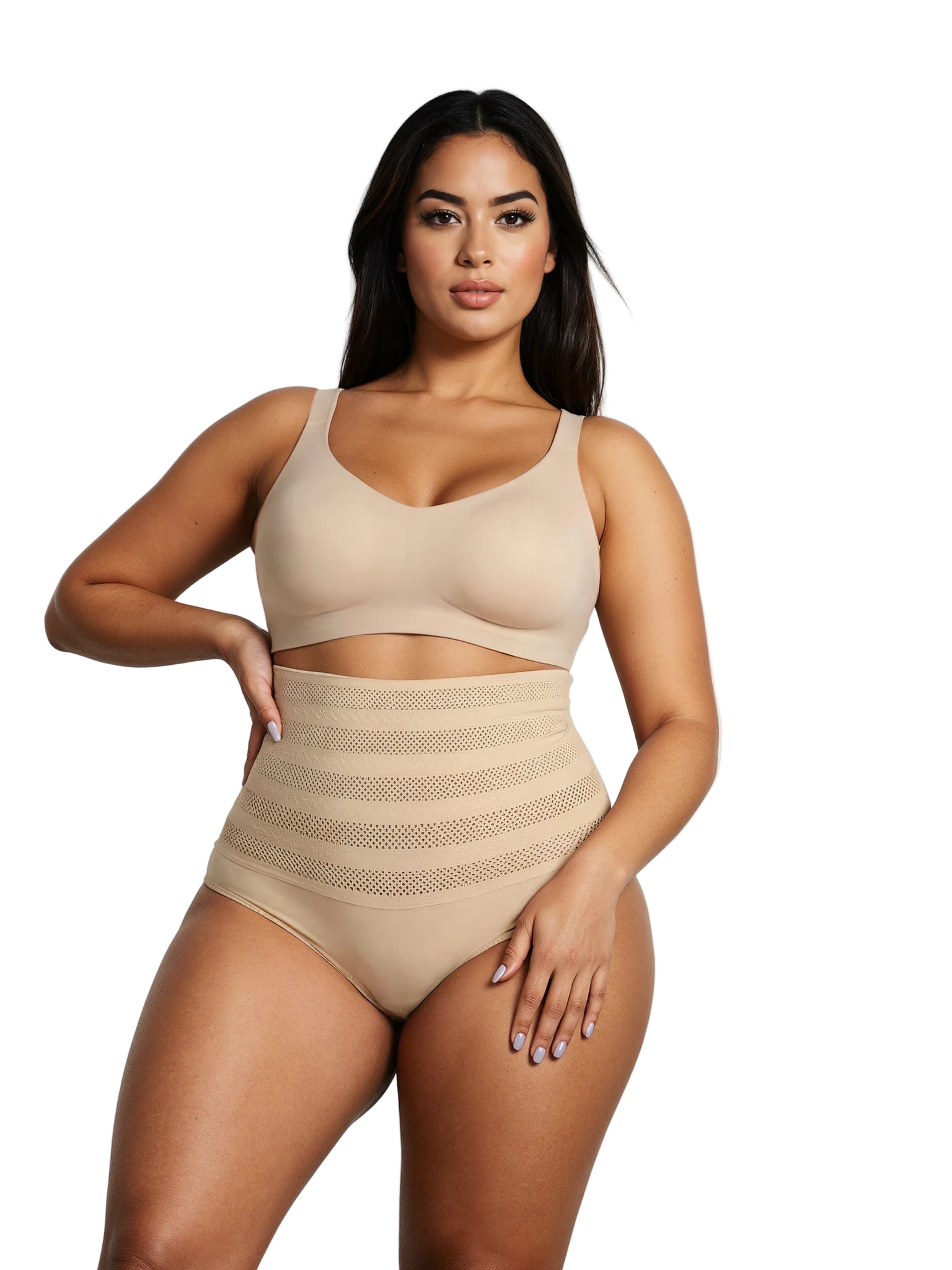 Sťahovacie nohavičky s vysokým pásom